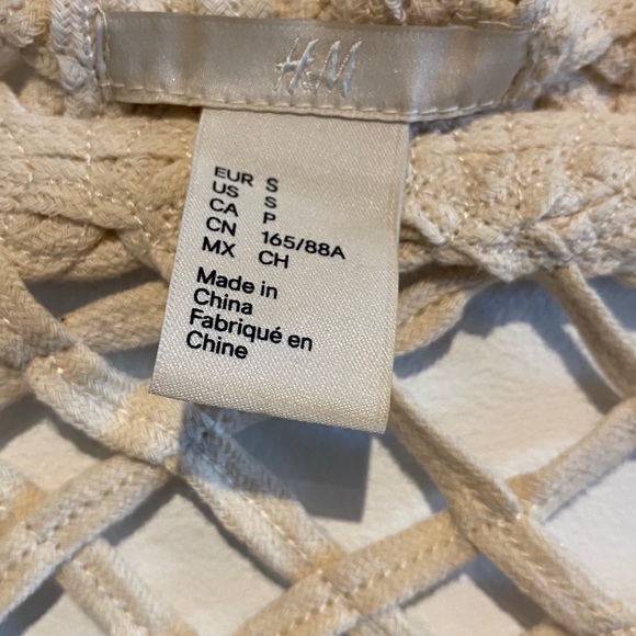 Boho Crochet Cardigan open weave Size small - Picture 8 of 8